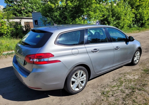 Peugeot 308 cena 29000 przebieg: 152500, rok produkcji 2017 z Warszawa małe 106